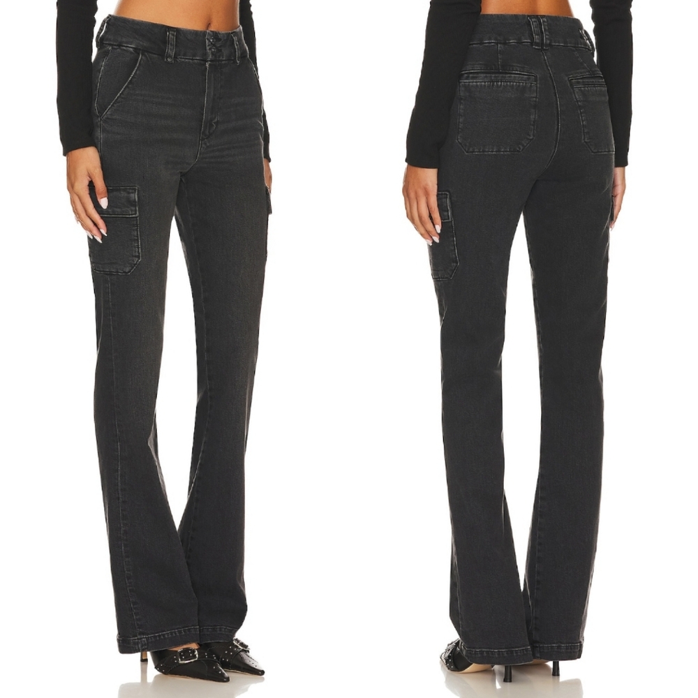 PAIGE Dion Straight Cargo In Oblivion Wash 25.